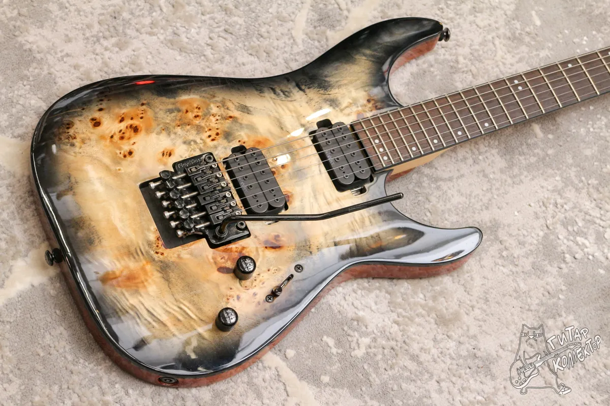 Schecter C-6 FR PRO Charcoal Burst