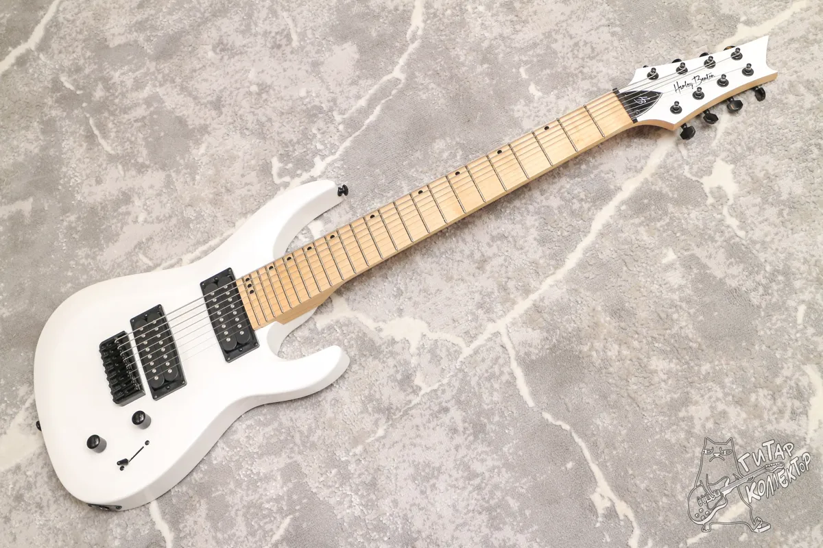 Harley Benton R-458 White Progressive Series