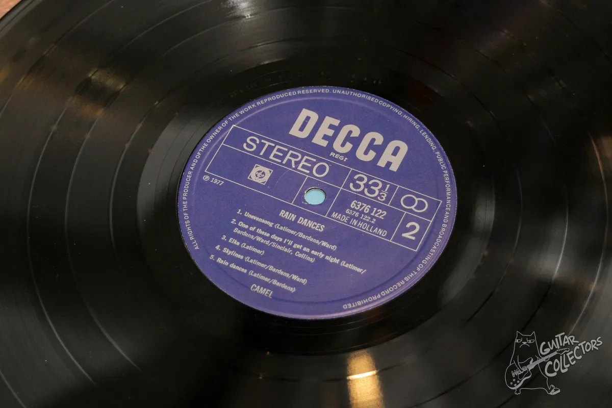 Camel – Rain Dances LP Netherlands 1977 NM/NM