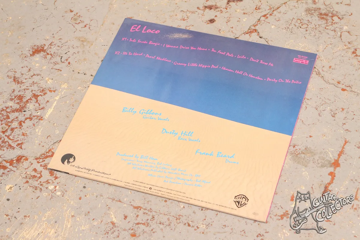 ZZ Top – El Loco LP Germany 1981 NM/NM