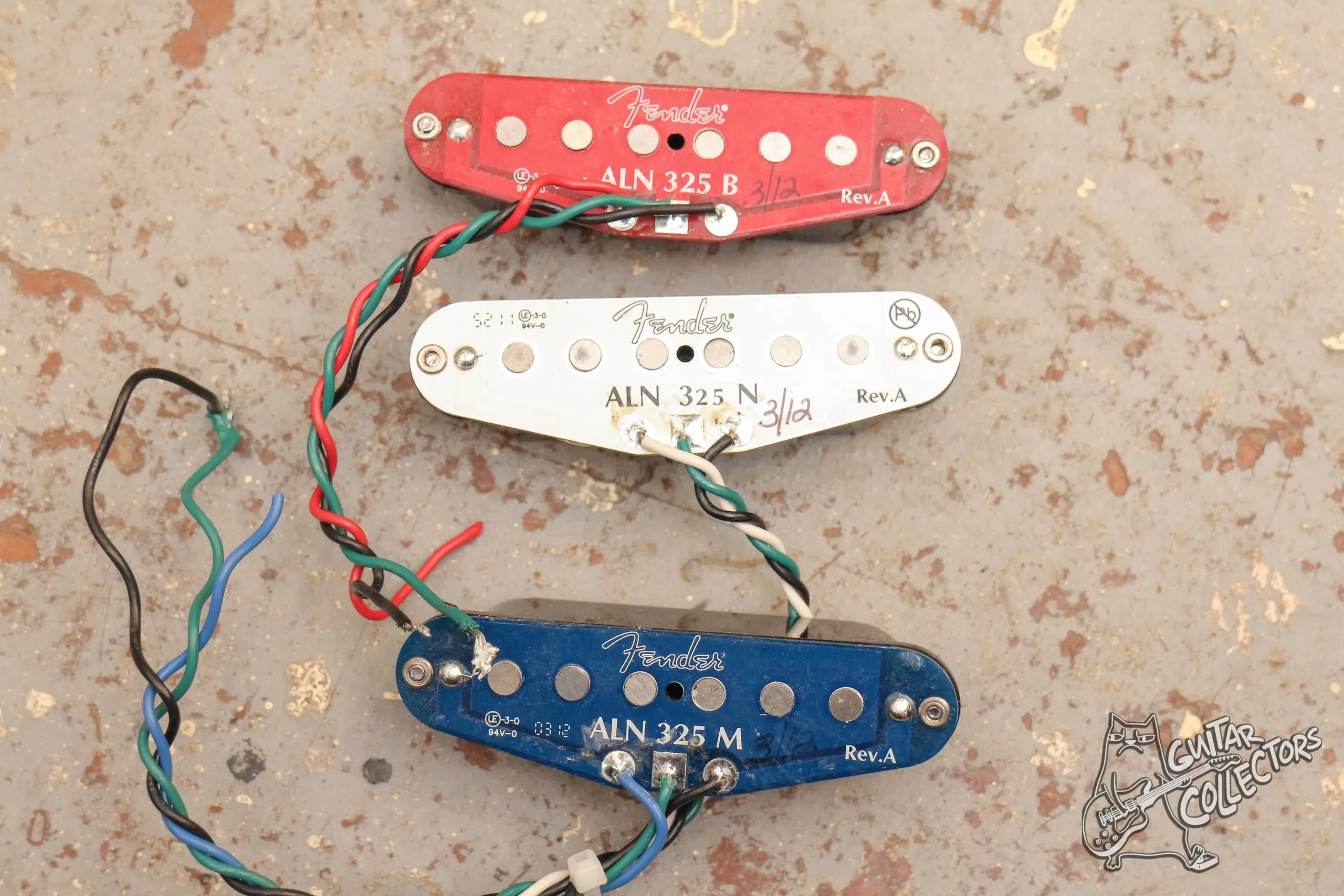 FenderNoiseless N 3 Strat SSS Set