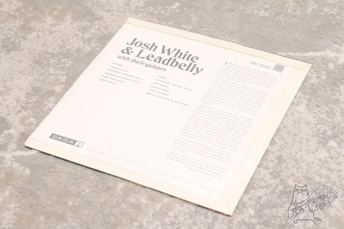 Josh White & Leadbelly – With Their Guitars LP UK 1968 NM/NM