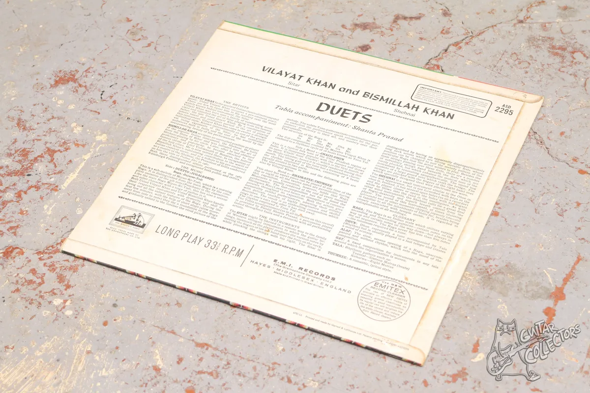 Vilayat Khan & Bismillah Khan – Duets LP UK 1967 NM/NM