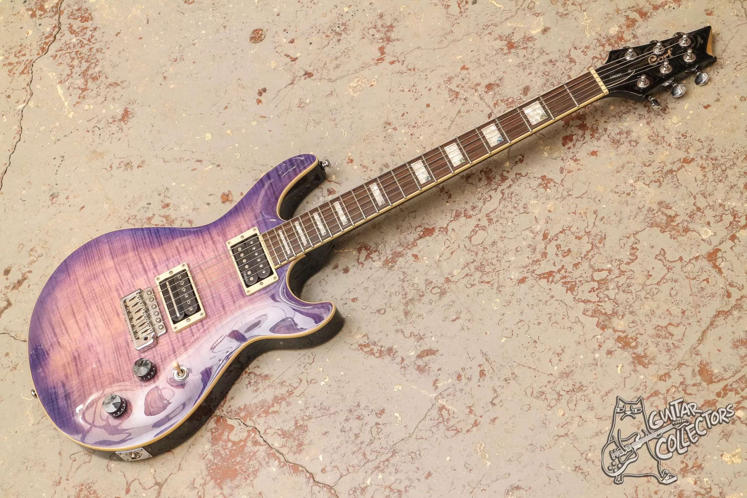 Cort M600T Trans Purple Burst