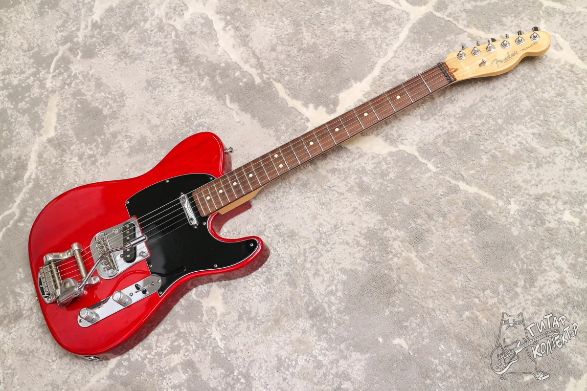 Fender American Standard Telecaster Crimson Red Transparent Ash