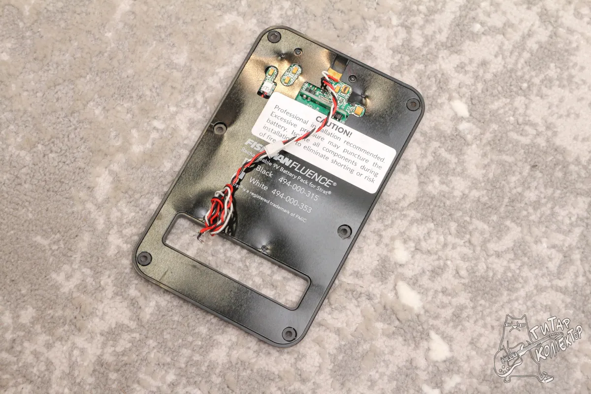 Fishman Fluence 9V Rechargeable Battery Pack for Strat