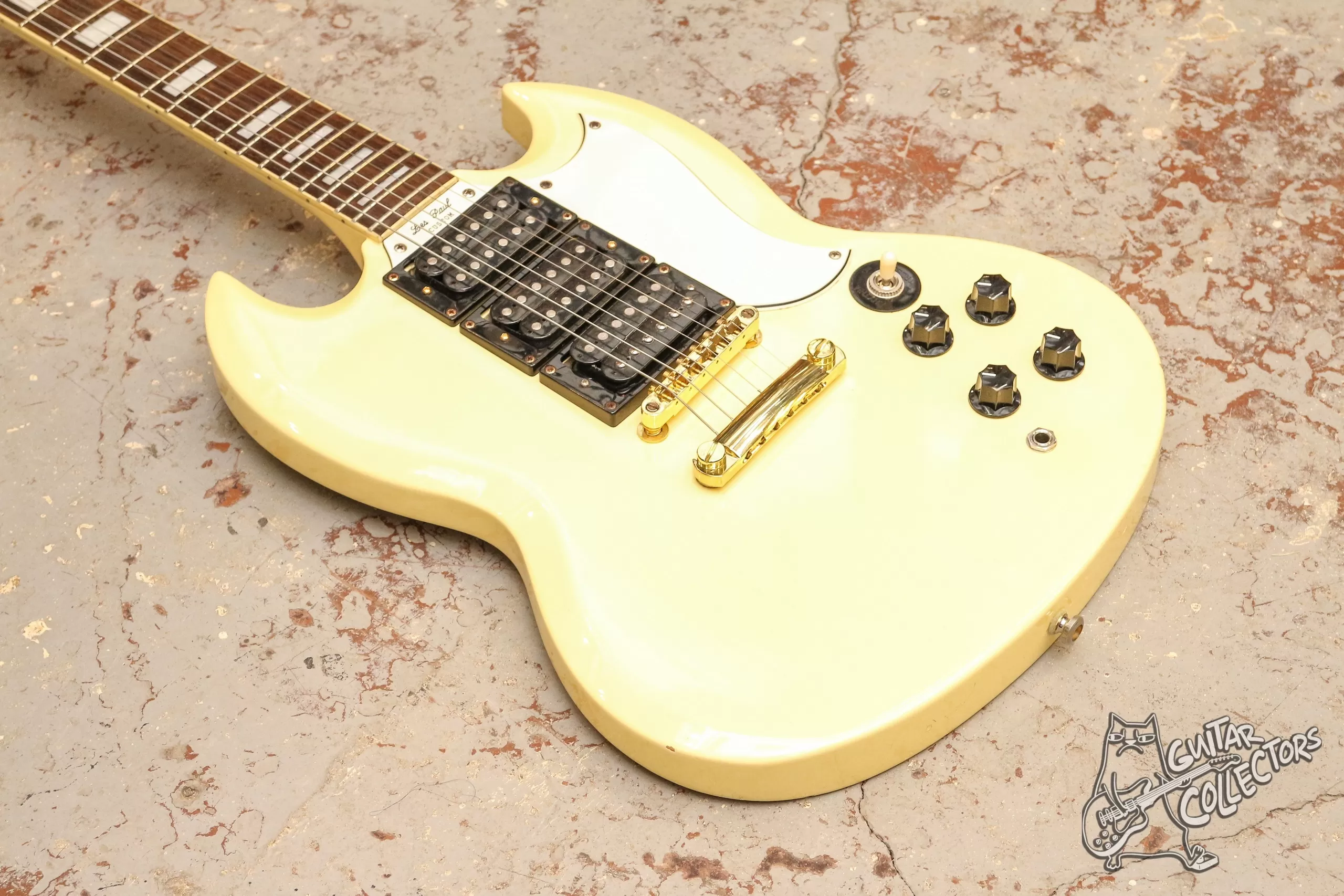 Epiphone SG G-400 Custom Limited HHH Antique Ivory