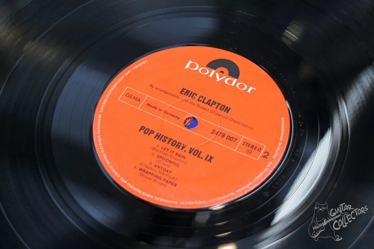 Eric Clapton – Pop History Vol 9 2xLP Germany 1972 EX/NM