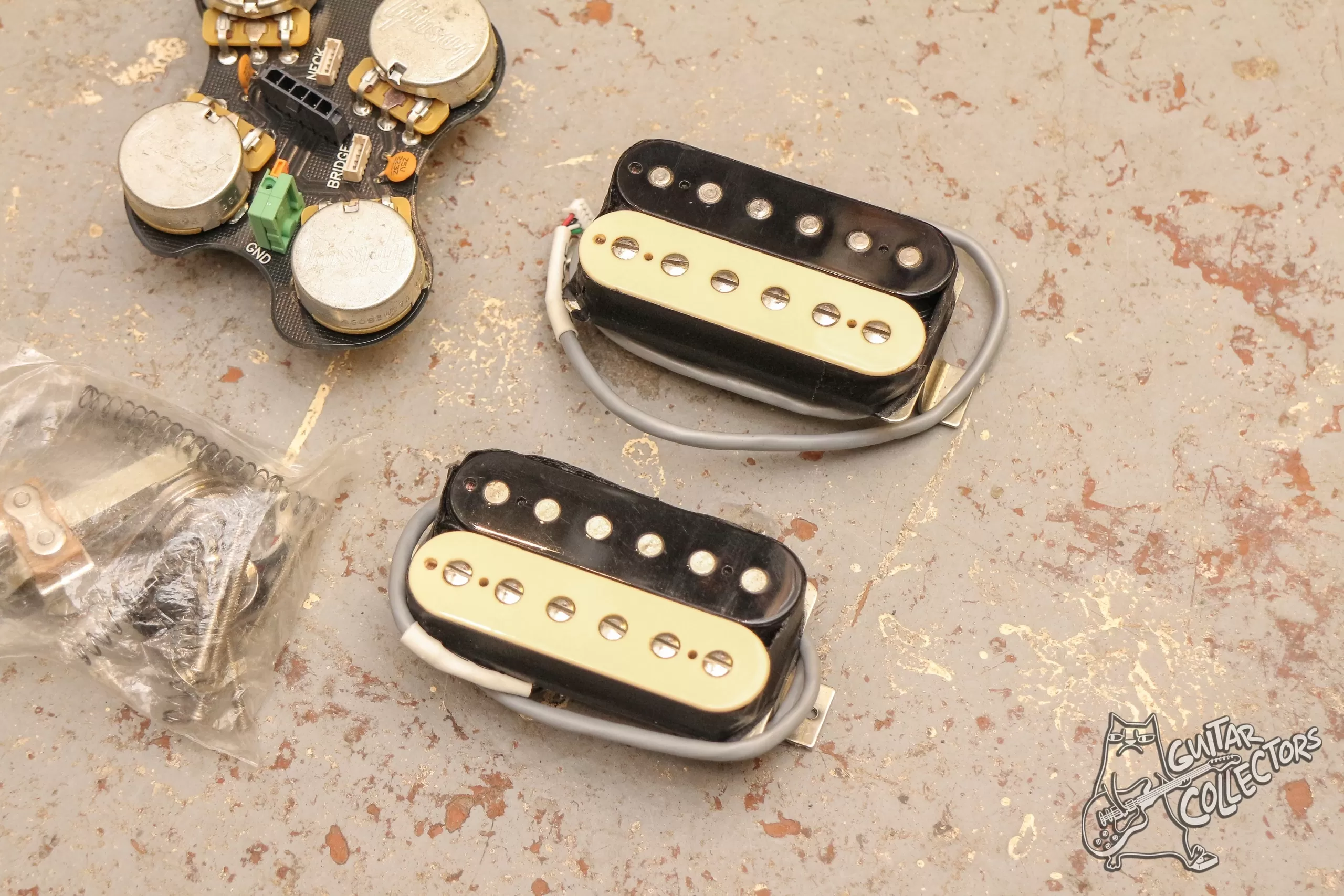Gibson '61 Zebra Set Alnico V PAF + Tone Stack SG