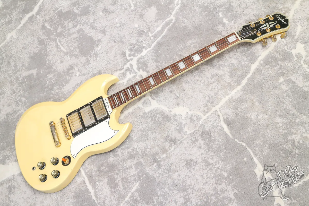 Epiphone SG G-400 Custom Limited HHH Antique Ivory