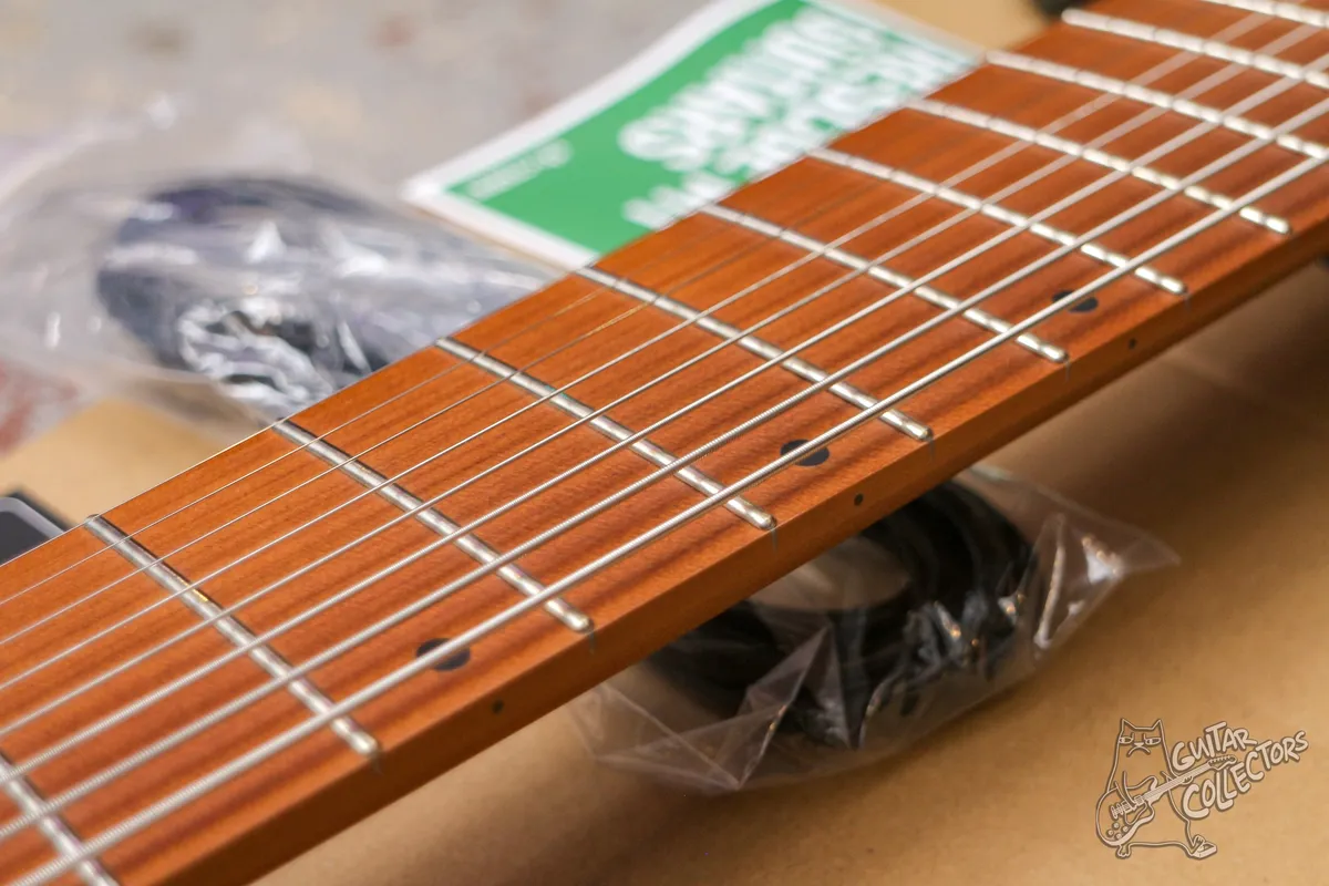 Harley Benton R-458FFB Roasted MultiScale Flip Flop Blue NEW