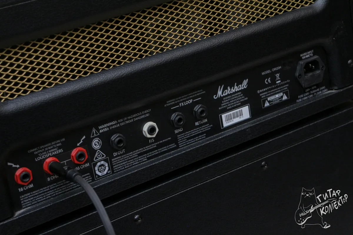 Marshall Origin 20 + ORI212A Guitar Tube Stack