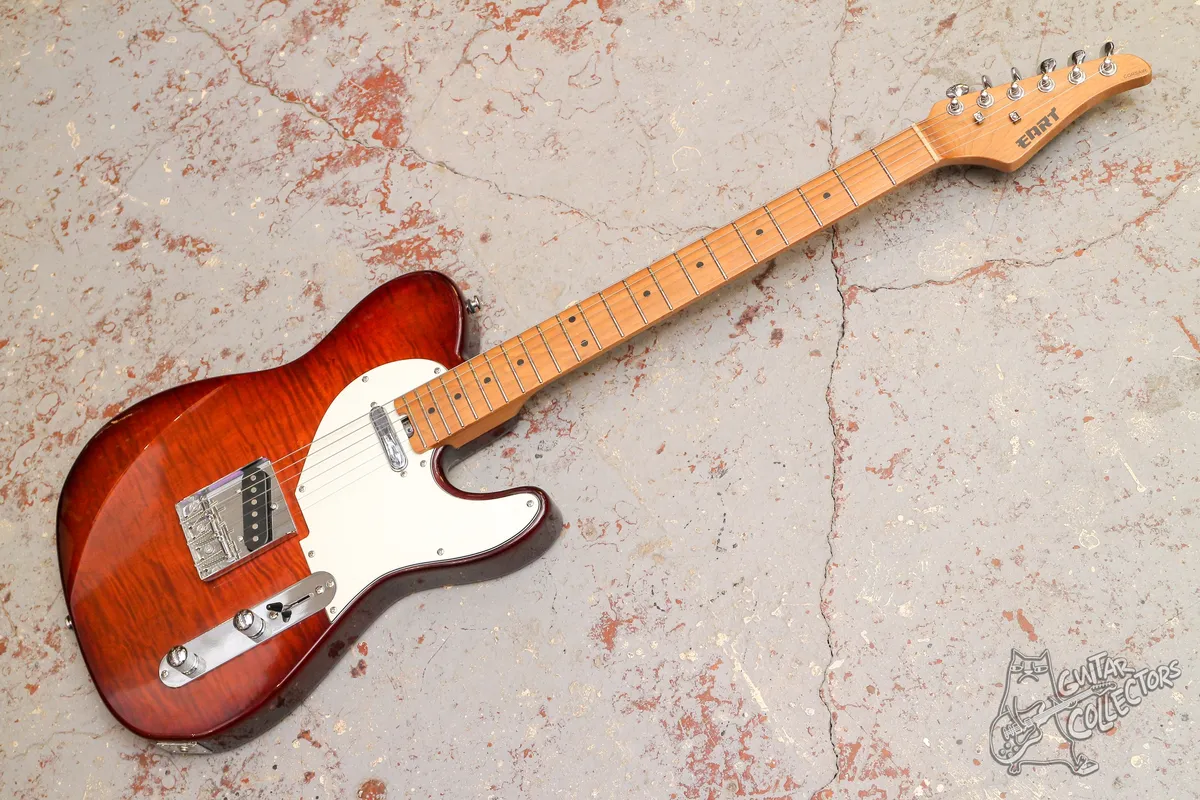 Eart Guitar NK-C1 Trans Brown Telecaster