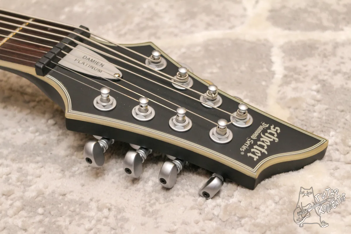 Schecter Damien Platinum 8 Satin Black