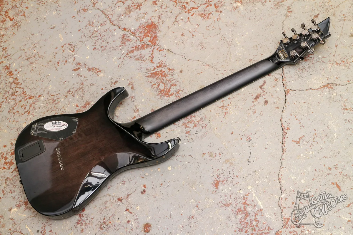 Schecter Hellraiser Hybrid C-7 Trans Black Burst