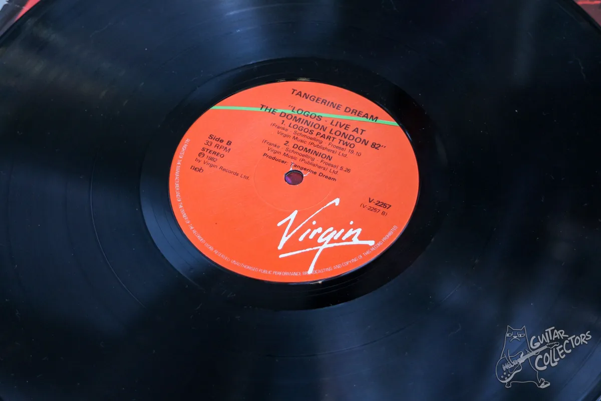 Tangerine Dream – Logos Live LP Germany 1982 G/NM