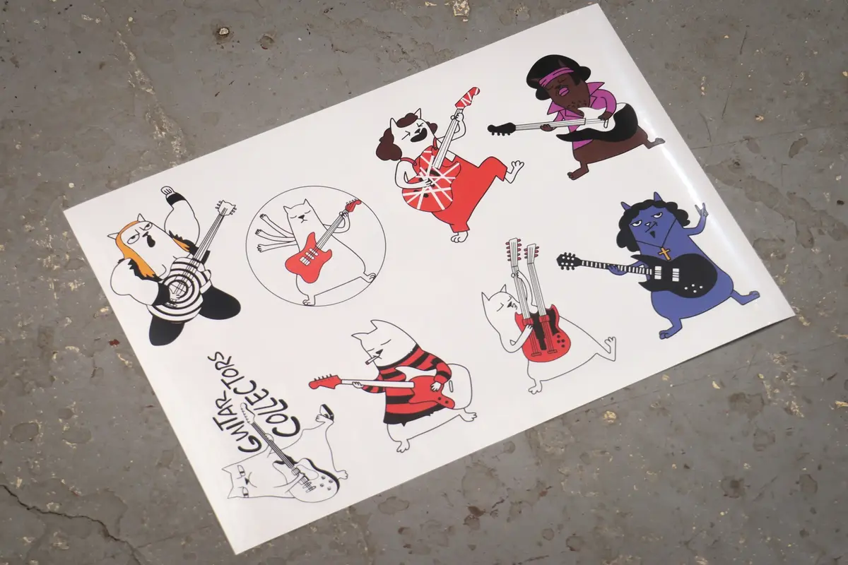 Стикеры Guitarcollectors