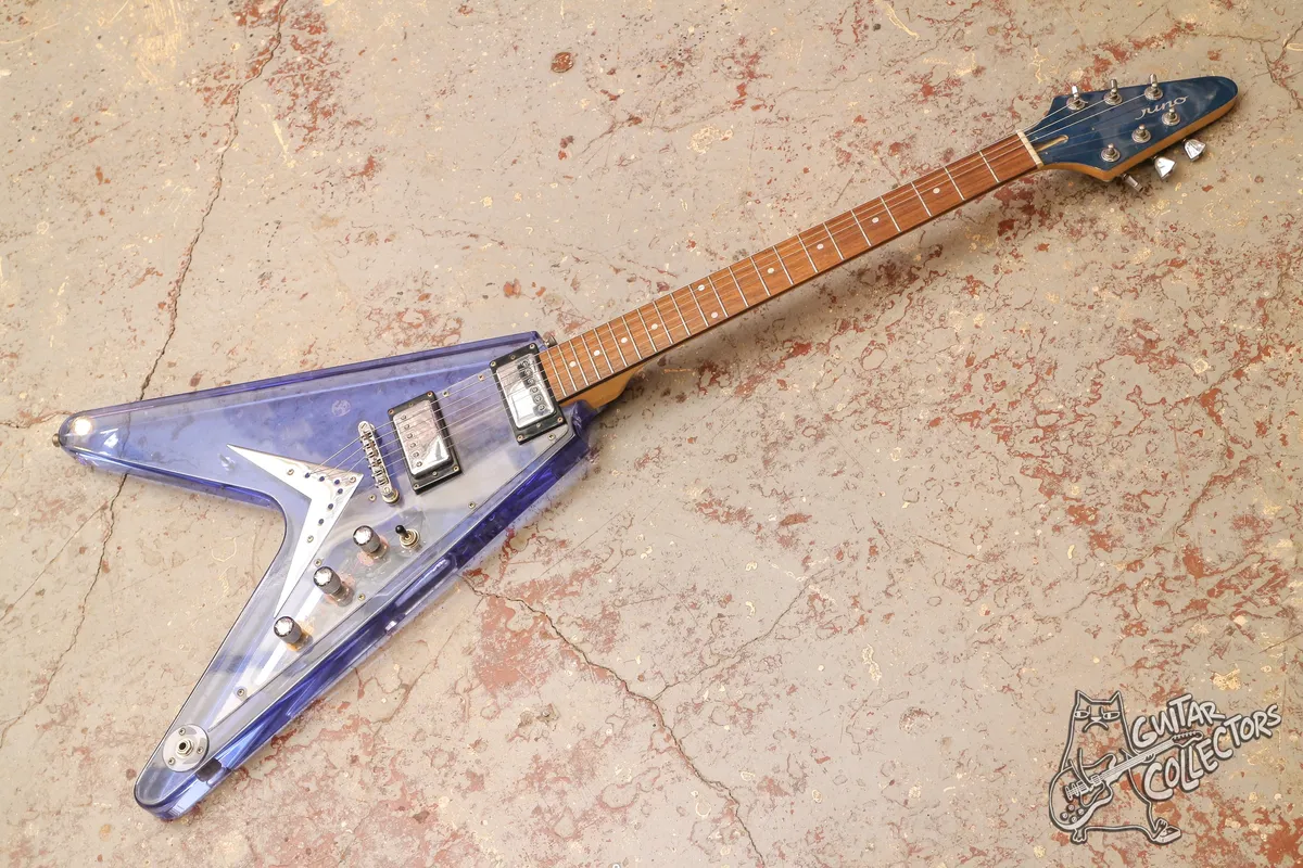 Juno Acrylic Crystal Flying V
