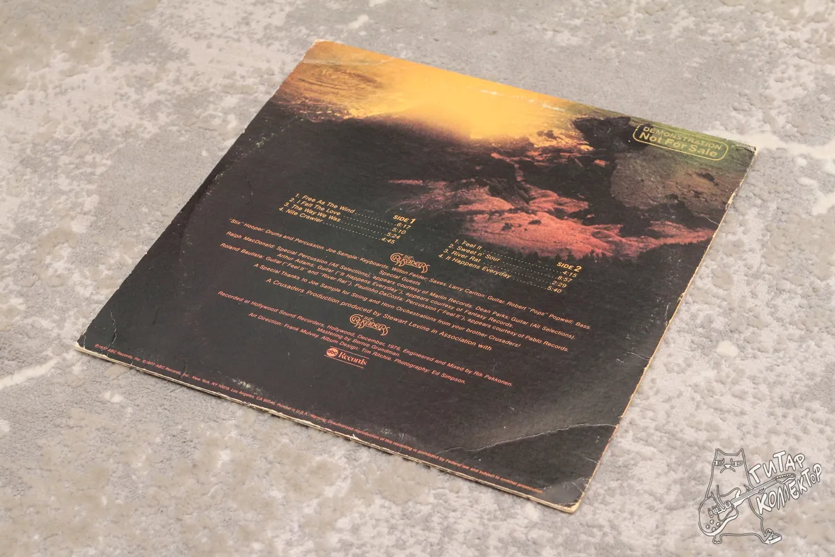 The Crusaders – Free As The Wind LP US 1977 EX/NM