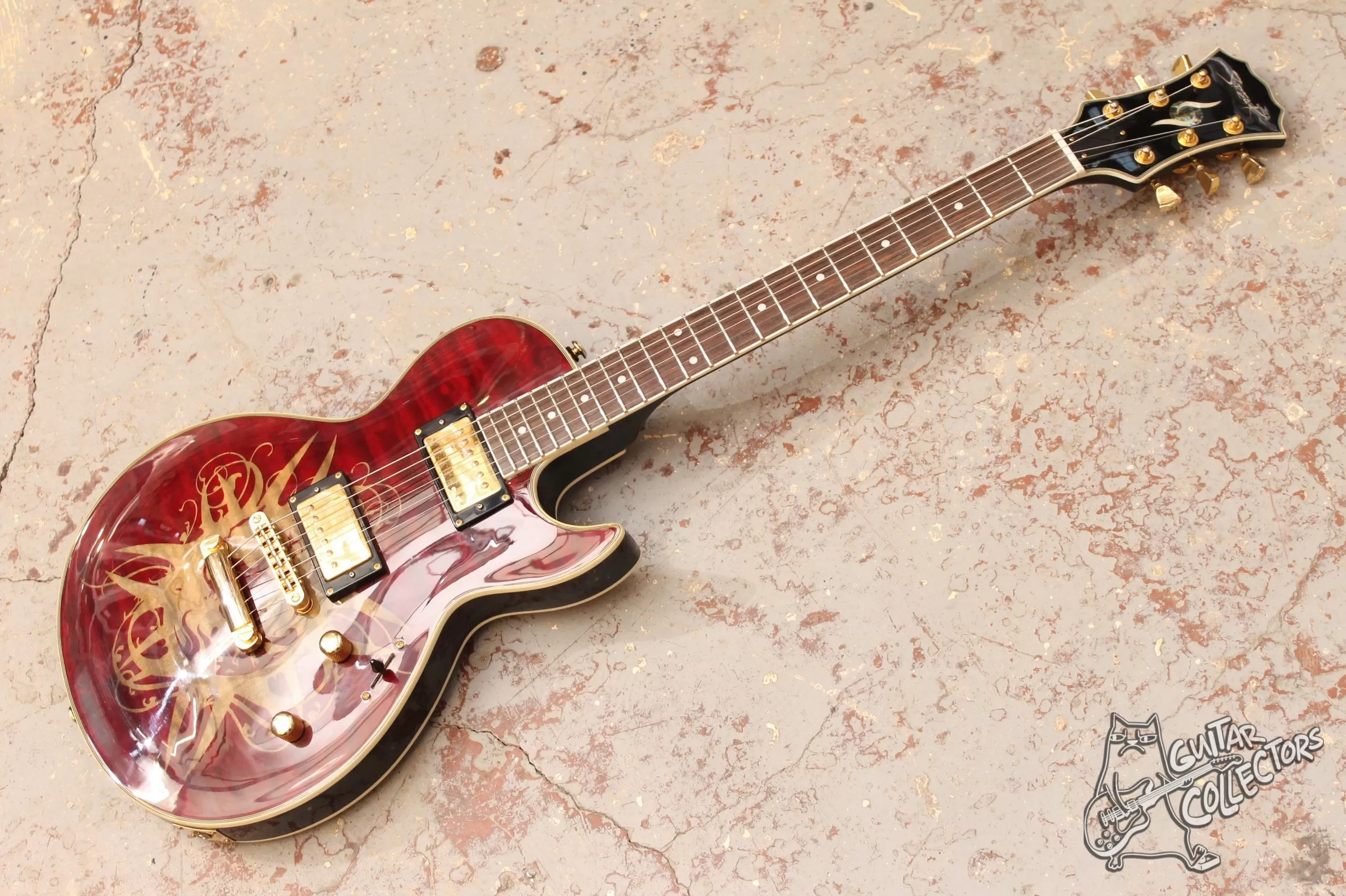 Spear Les Paul Custom Human Queen Red