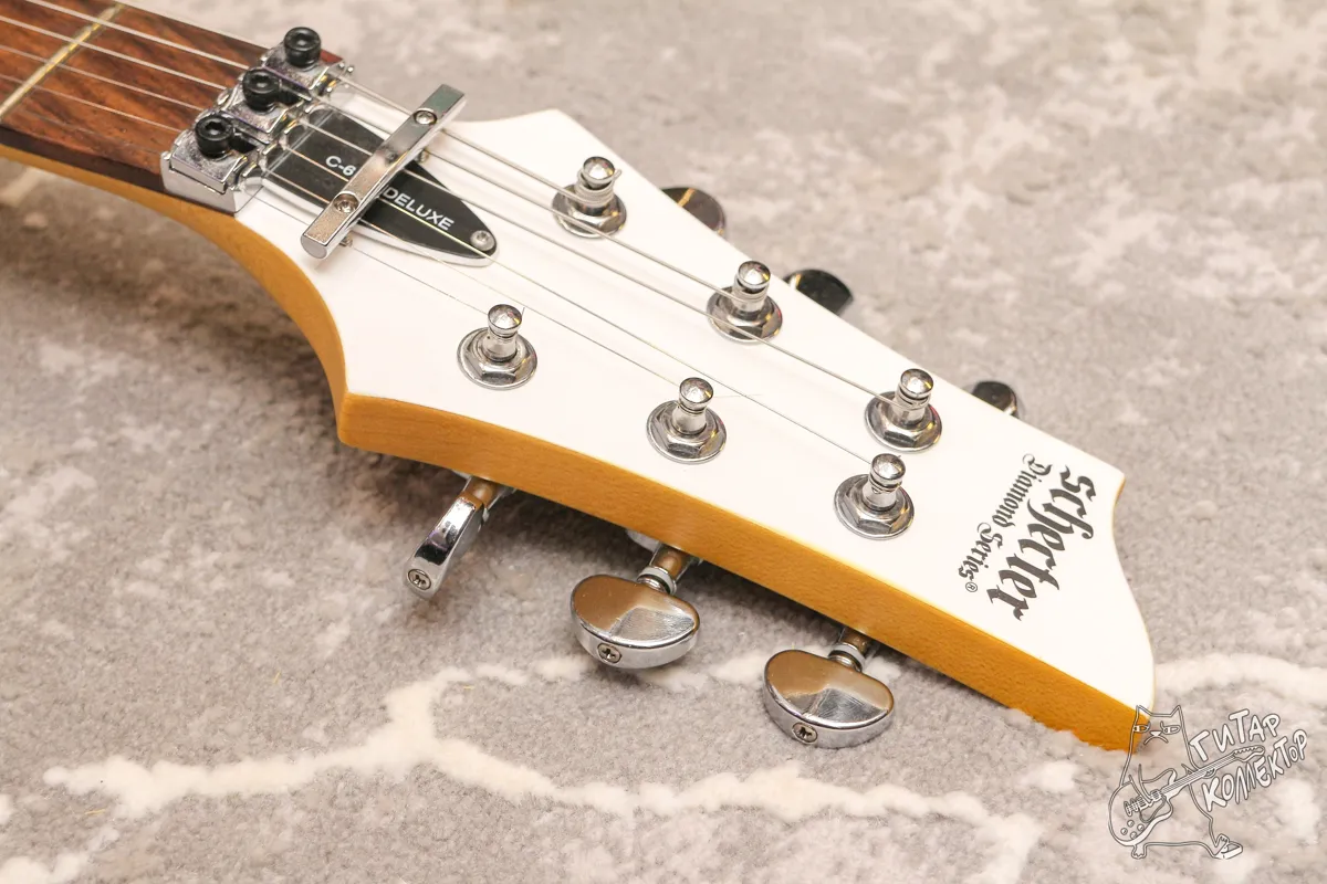 Schecter C-6 Deluxe FR SWHT