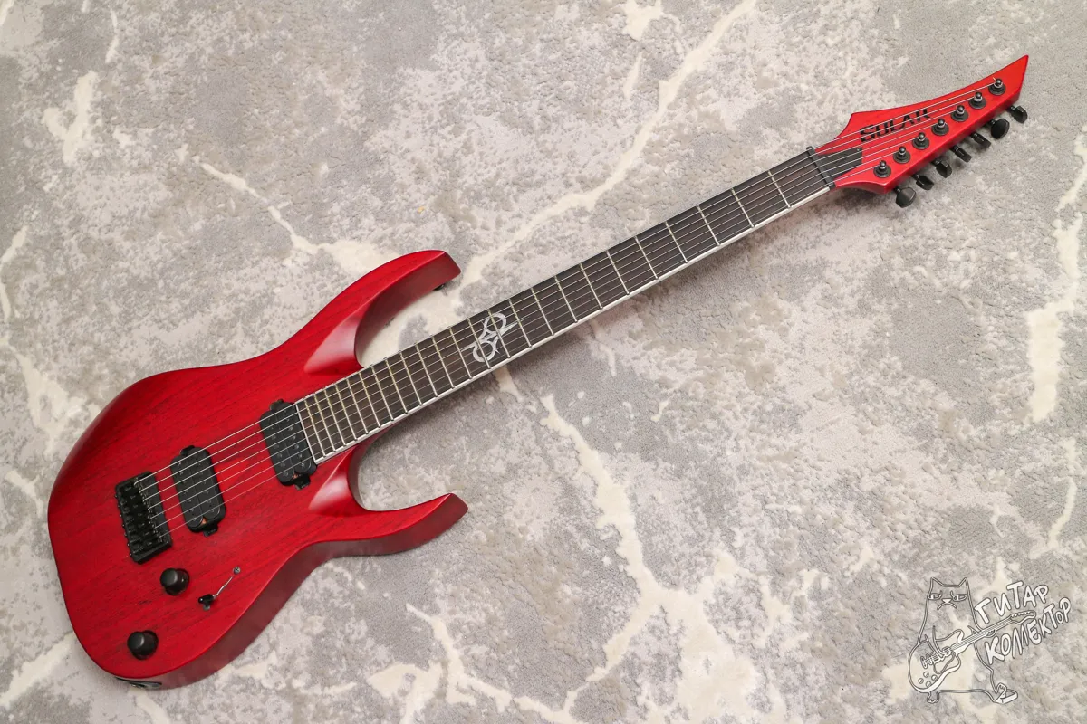Solar Guitars A2.7TBR Blood Red Matte