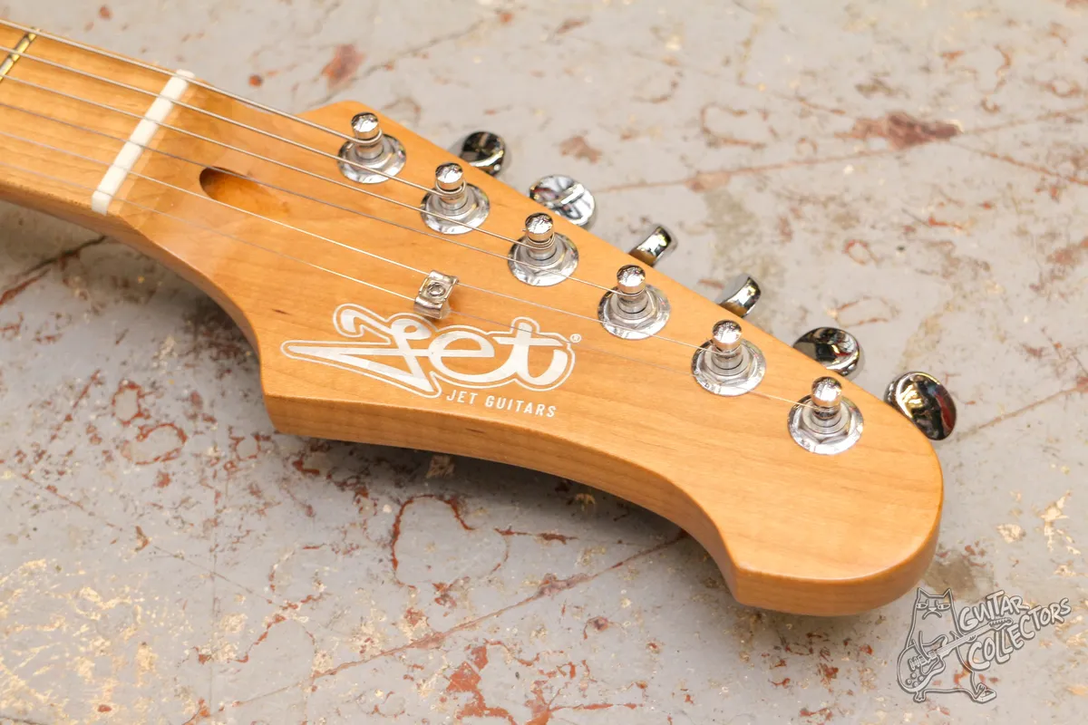 JET JS-450 TBL Fat Strat Transparent Blue