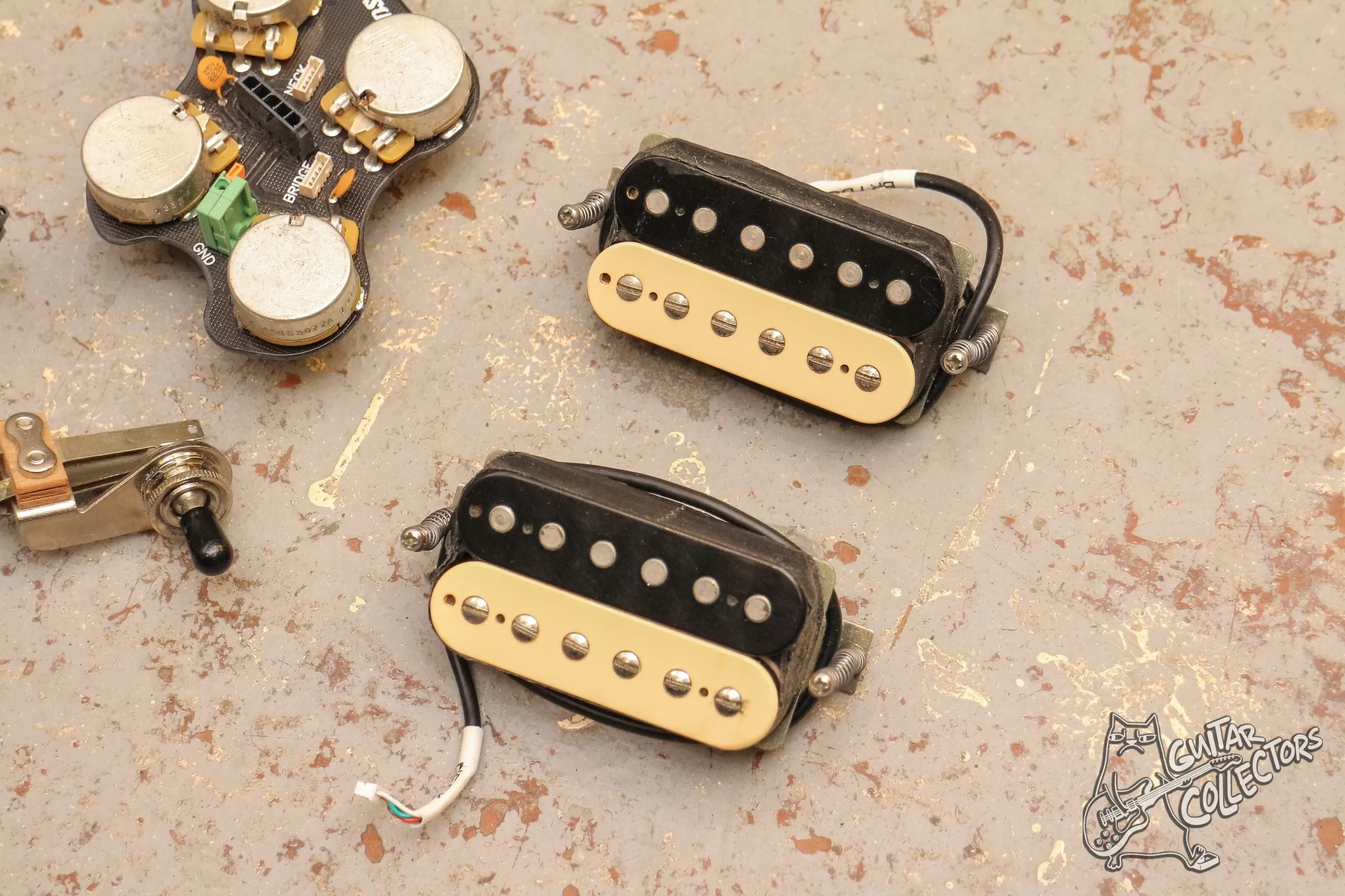 Gibson '61 Zebra Set Alnico V PAF + Tone Stack SG