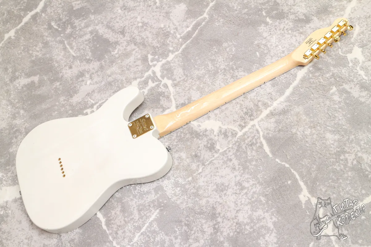 Squier 40th Anniversary Telecaster Gold Edition White
