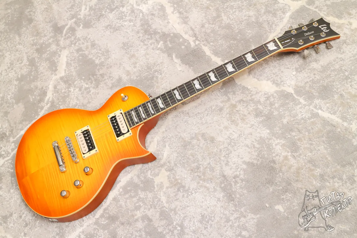 LTD EC-1000T FM Deluxe Honey Burst Satin Fluence