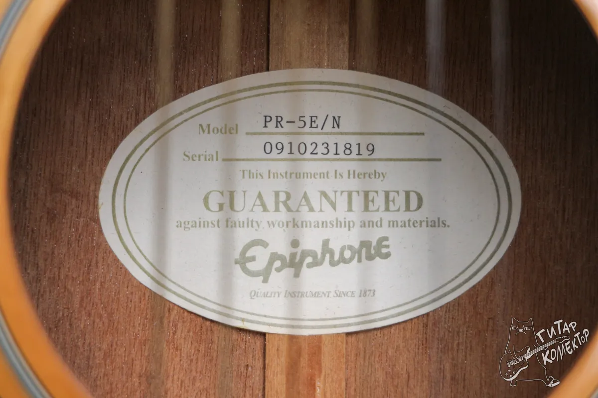 Epiphone PR-5E Natural