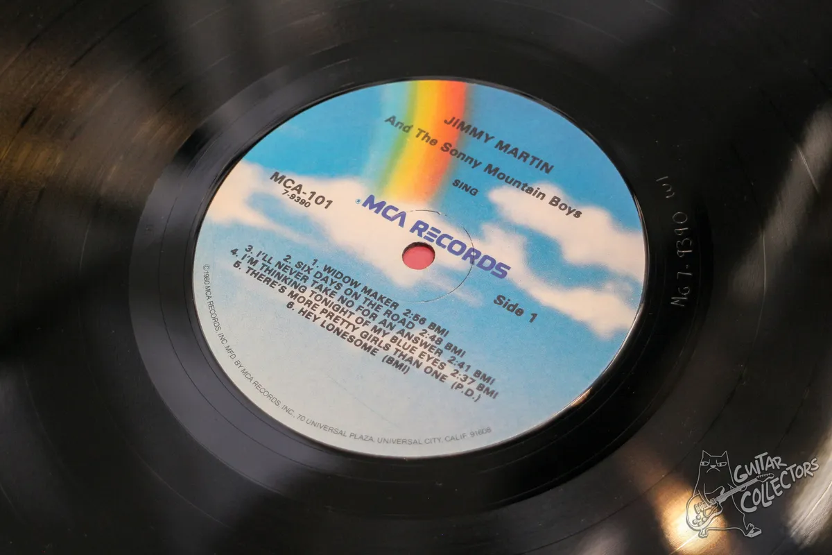 Jimmy Martin And The Sunny Mountains Boys Sing LP US 1980 EX/NM