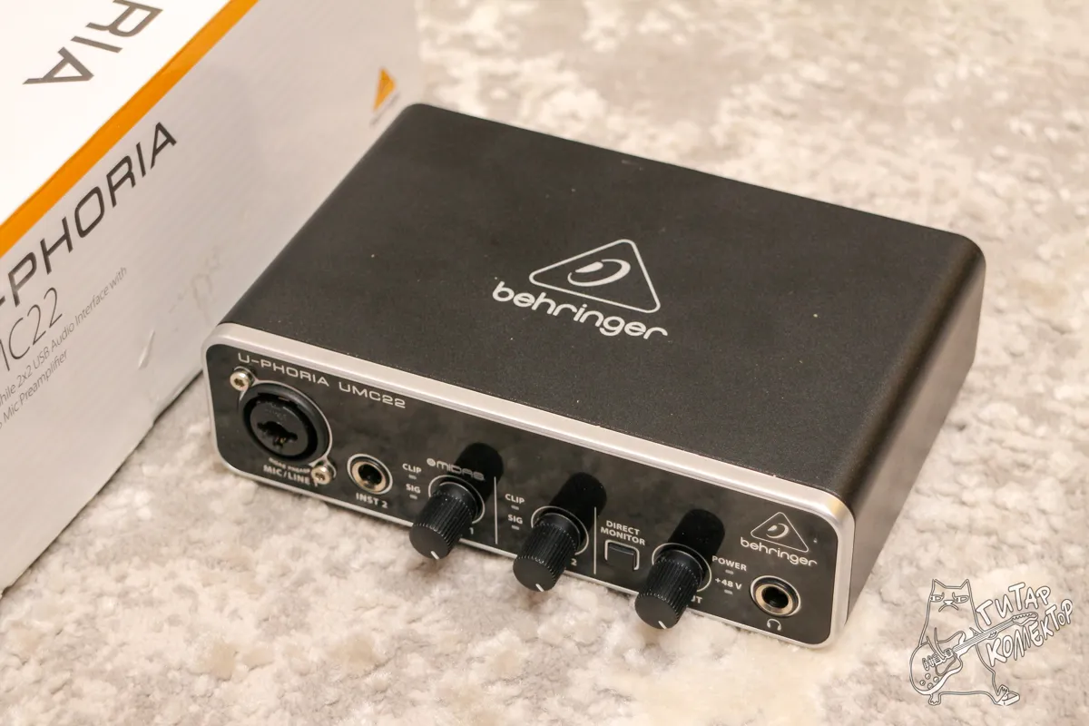 Звуковая карта Behringer U PHORIA UMC 22